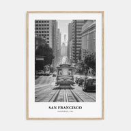 San Francisco Portrait B&W No 4 Poster