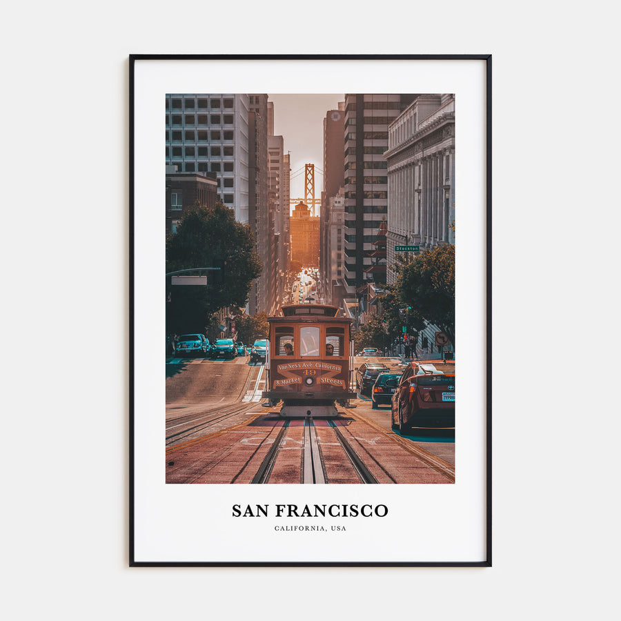 San Francisco Portrait Color No 1 Poster