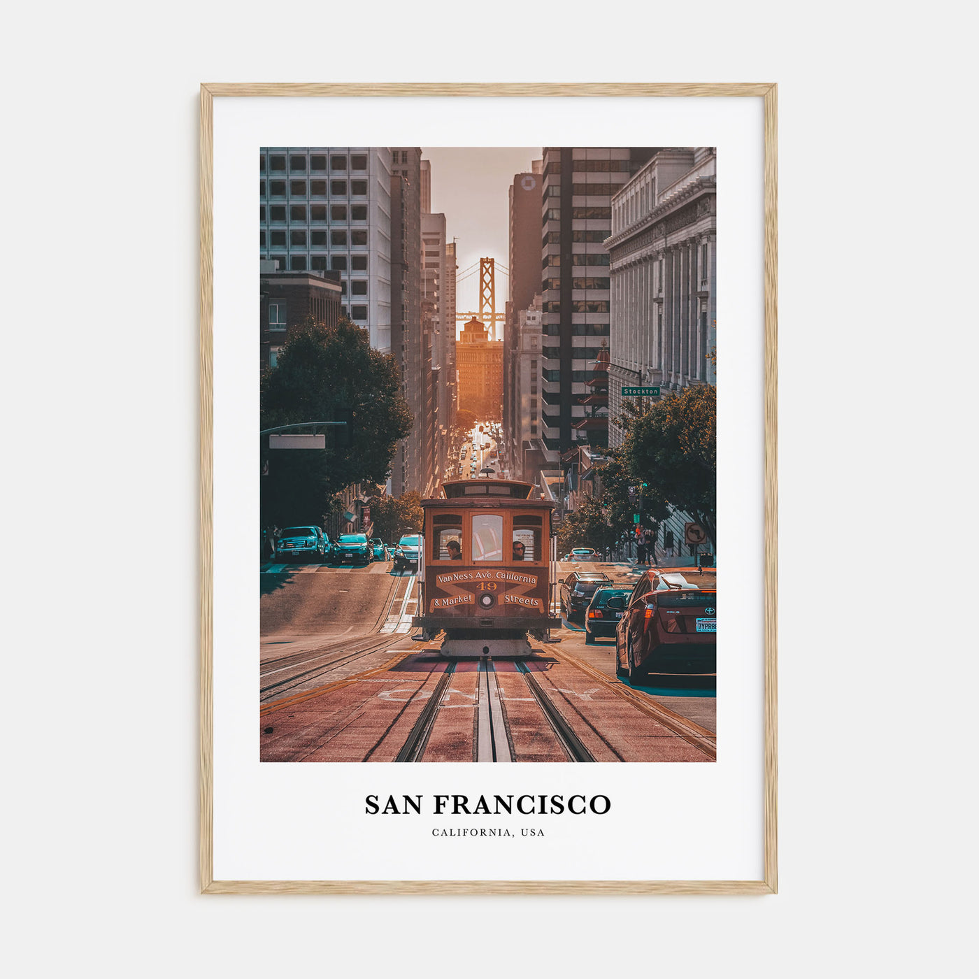 San Francisco Portrait Color No 1 Poster