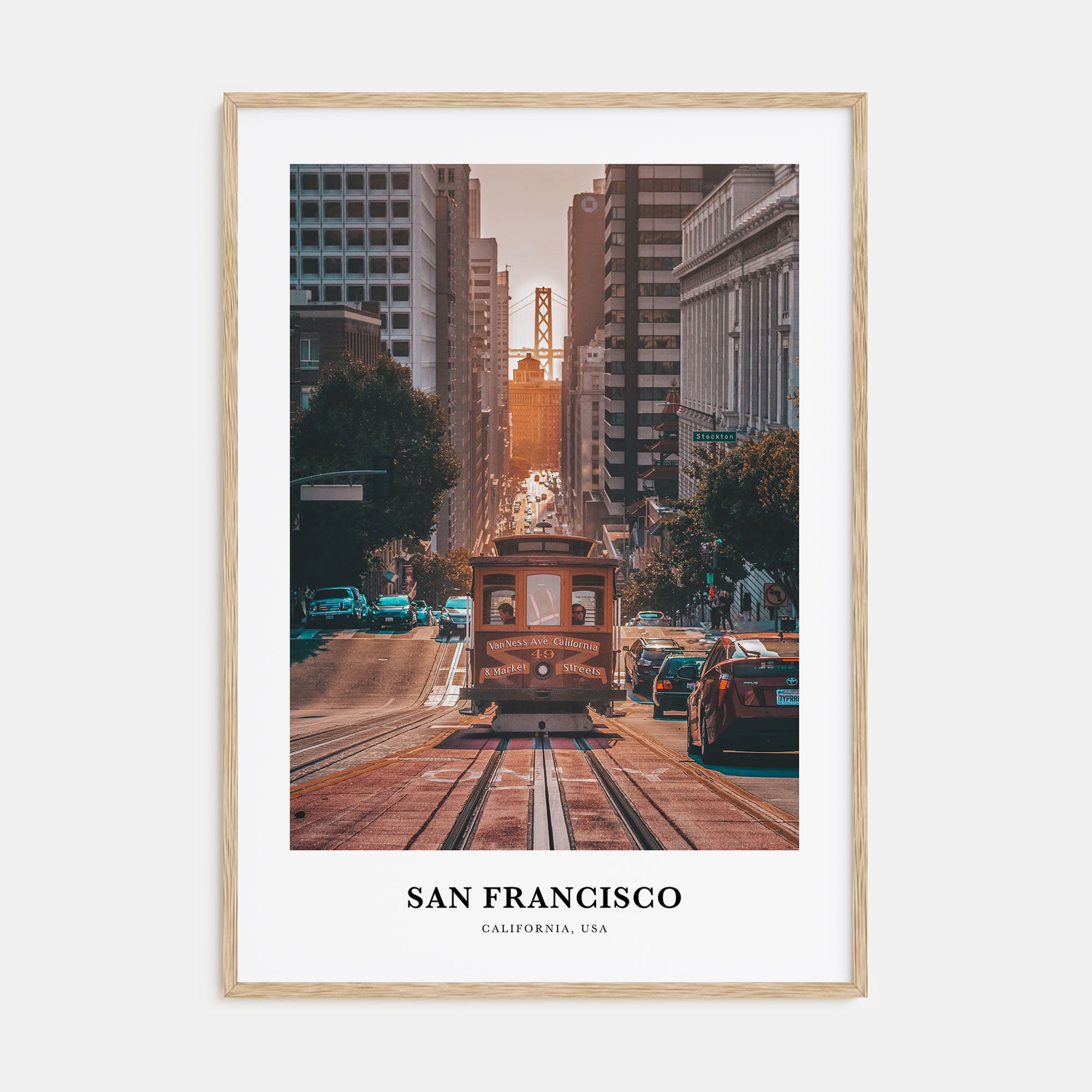 San Francisco Portrait Color No 1 Poster
