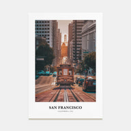 San Francisco Portrait Color No 1 Poster