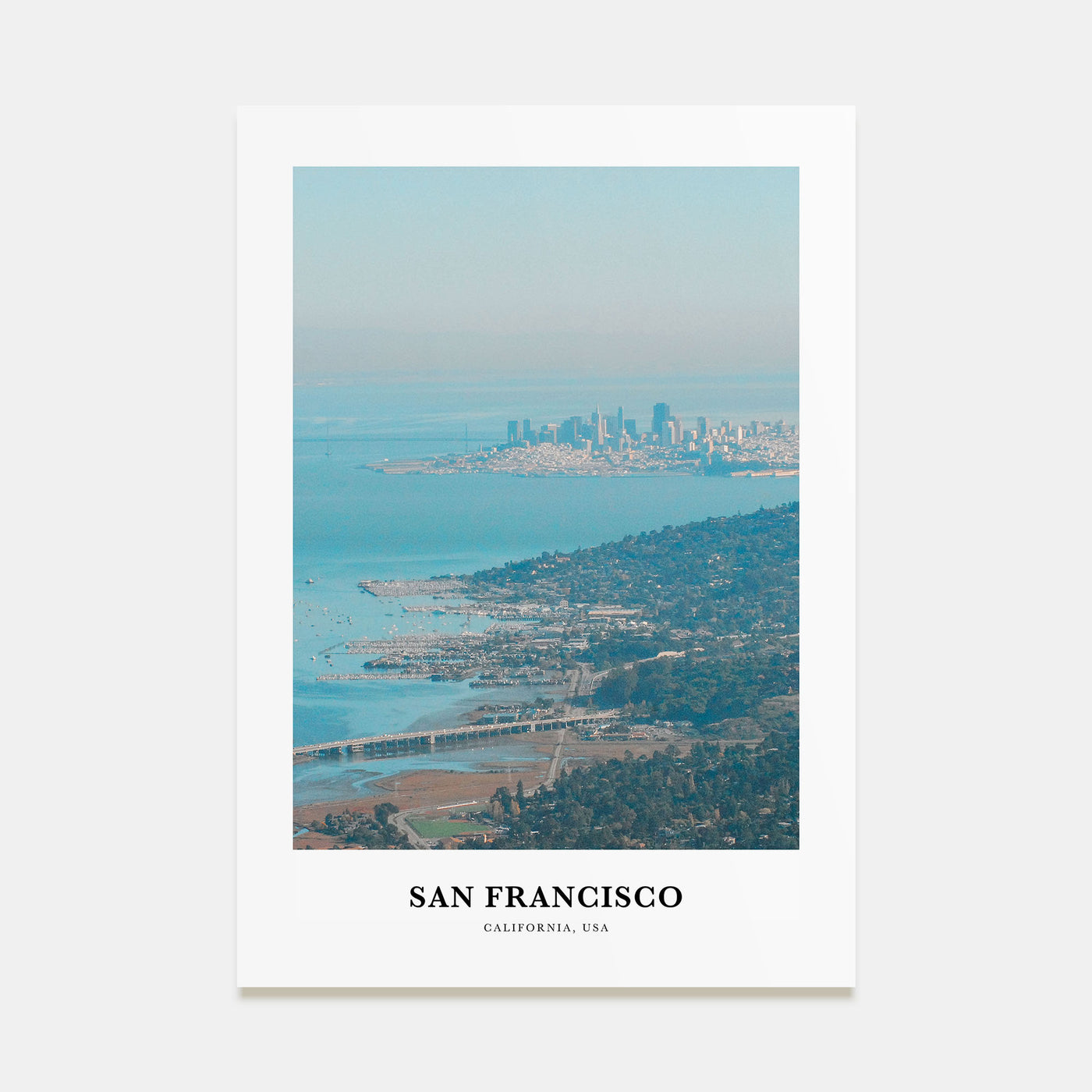 San Francisco Portrait Color No 2 Poster