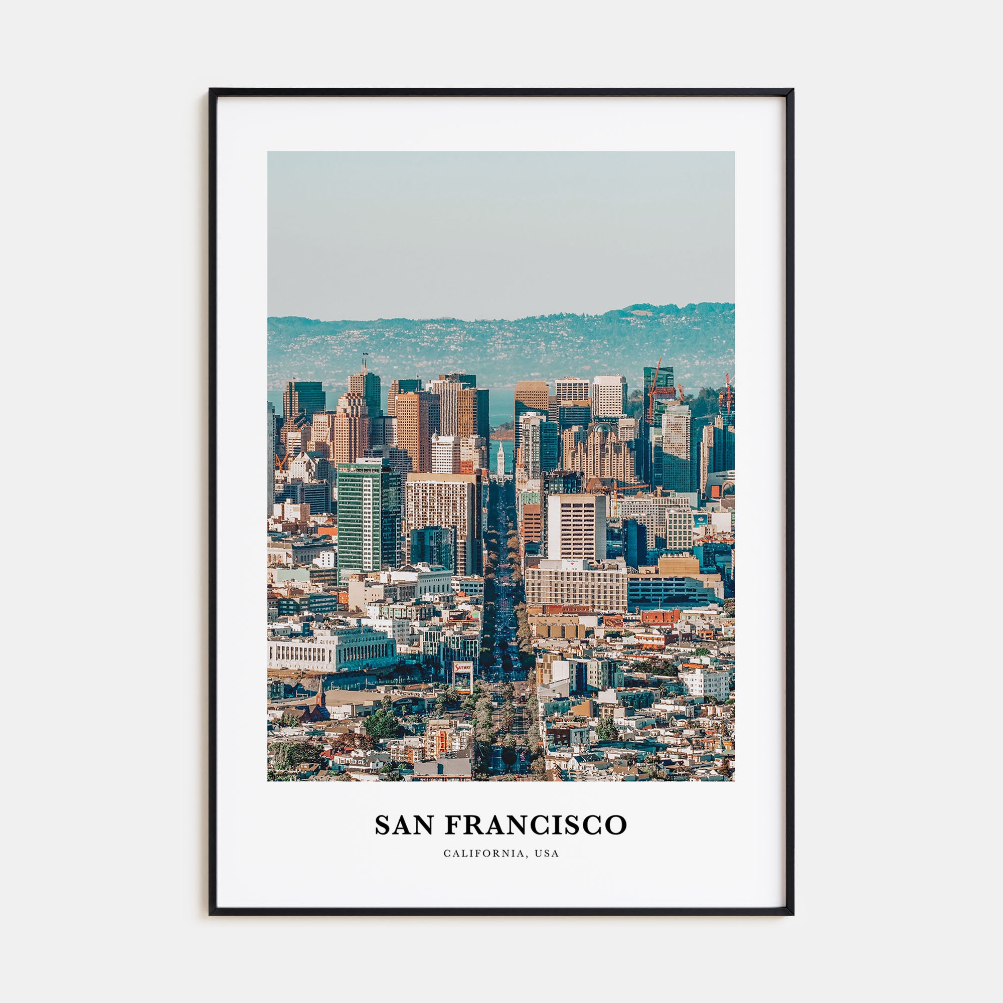 San Francisco Portrait Color No 3 Poster