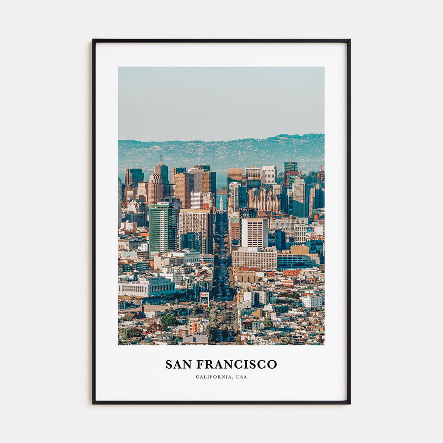 San Francisco Portrait Color No 3 Poster