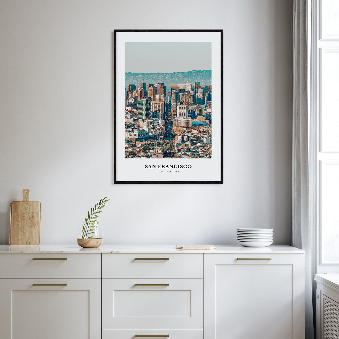 San Francisco Portrait Color No 3 Poster