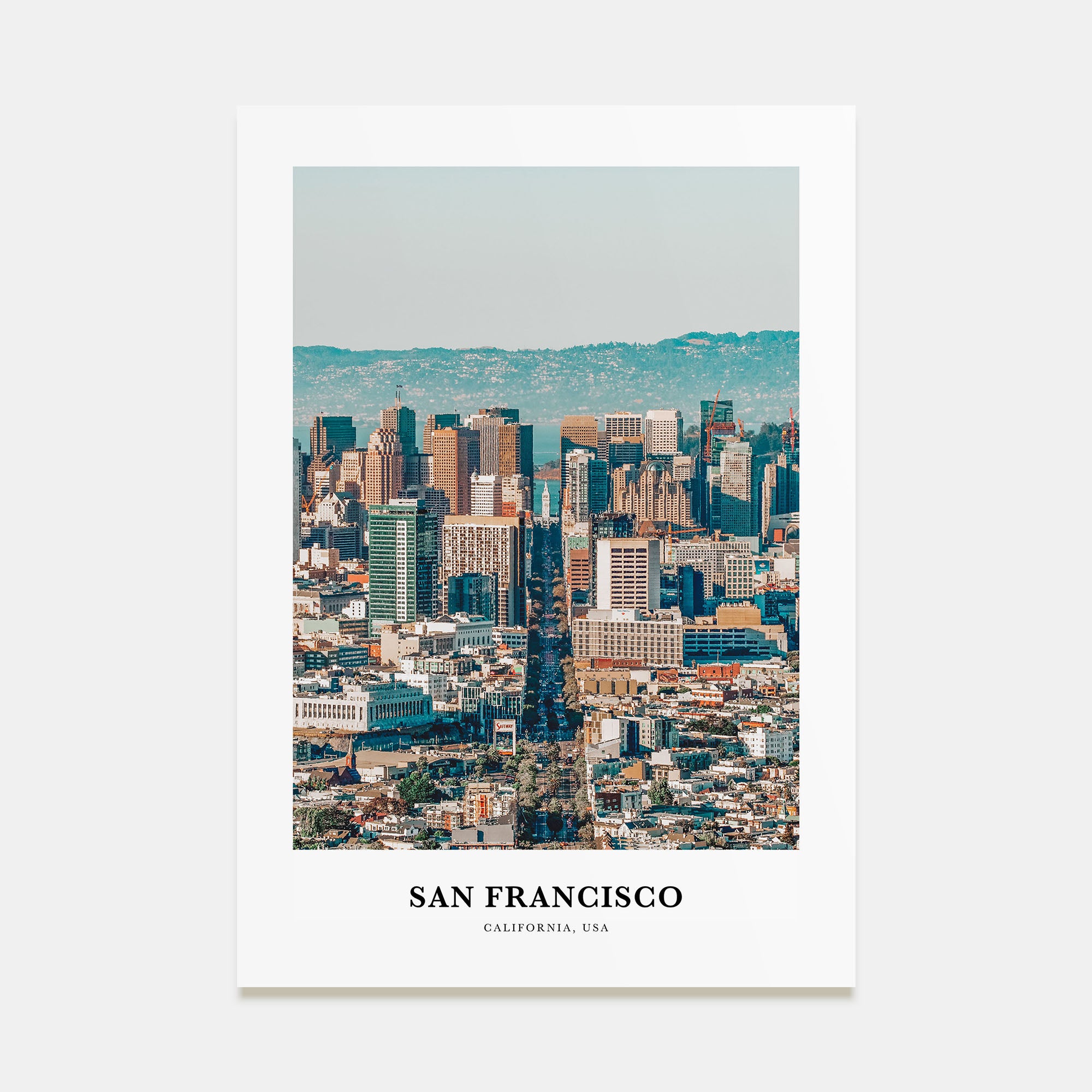 San Francisco Portrait Color No 3 Poster