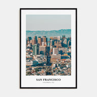 San Francisco Portrait Color No 3 Poster