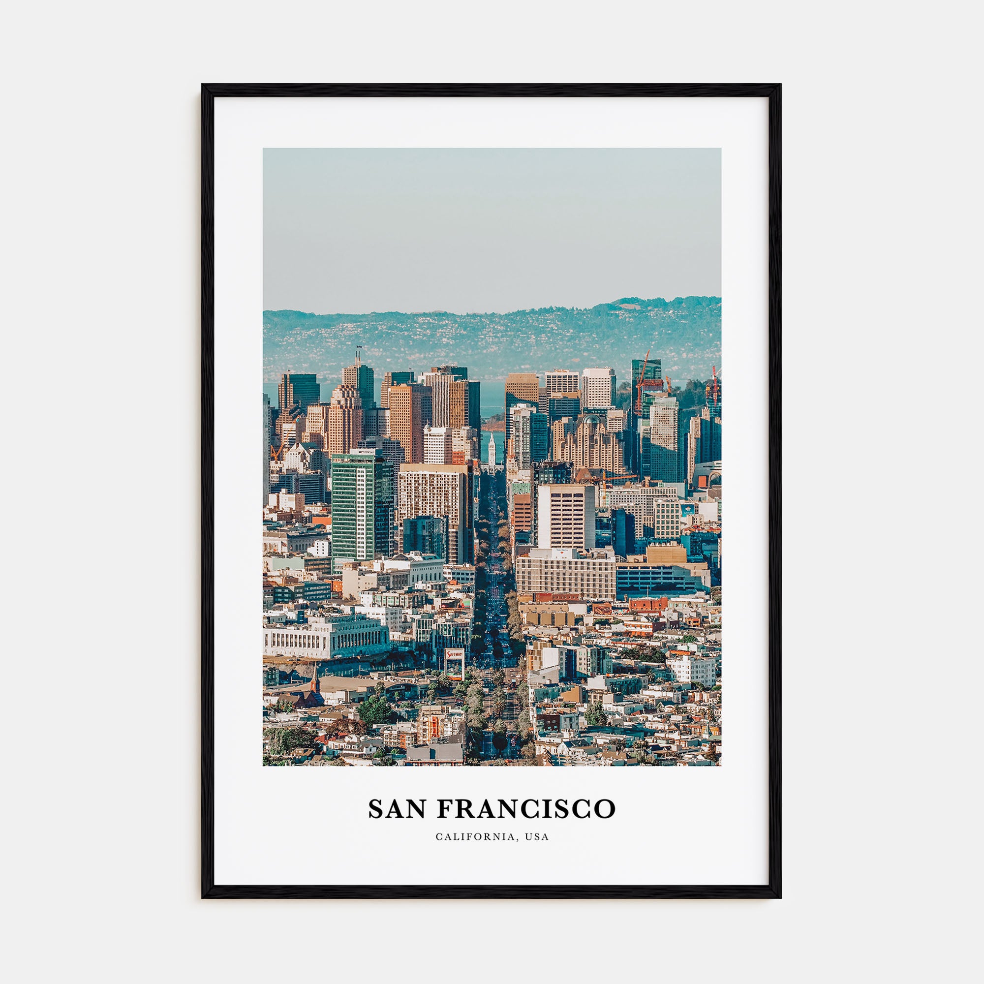 San Francisco Portrait Color No 3 Poster