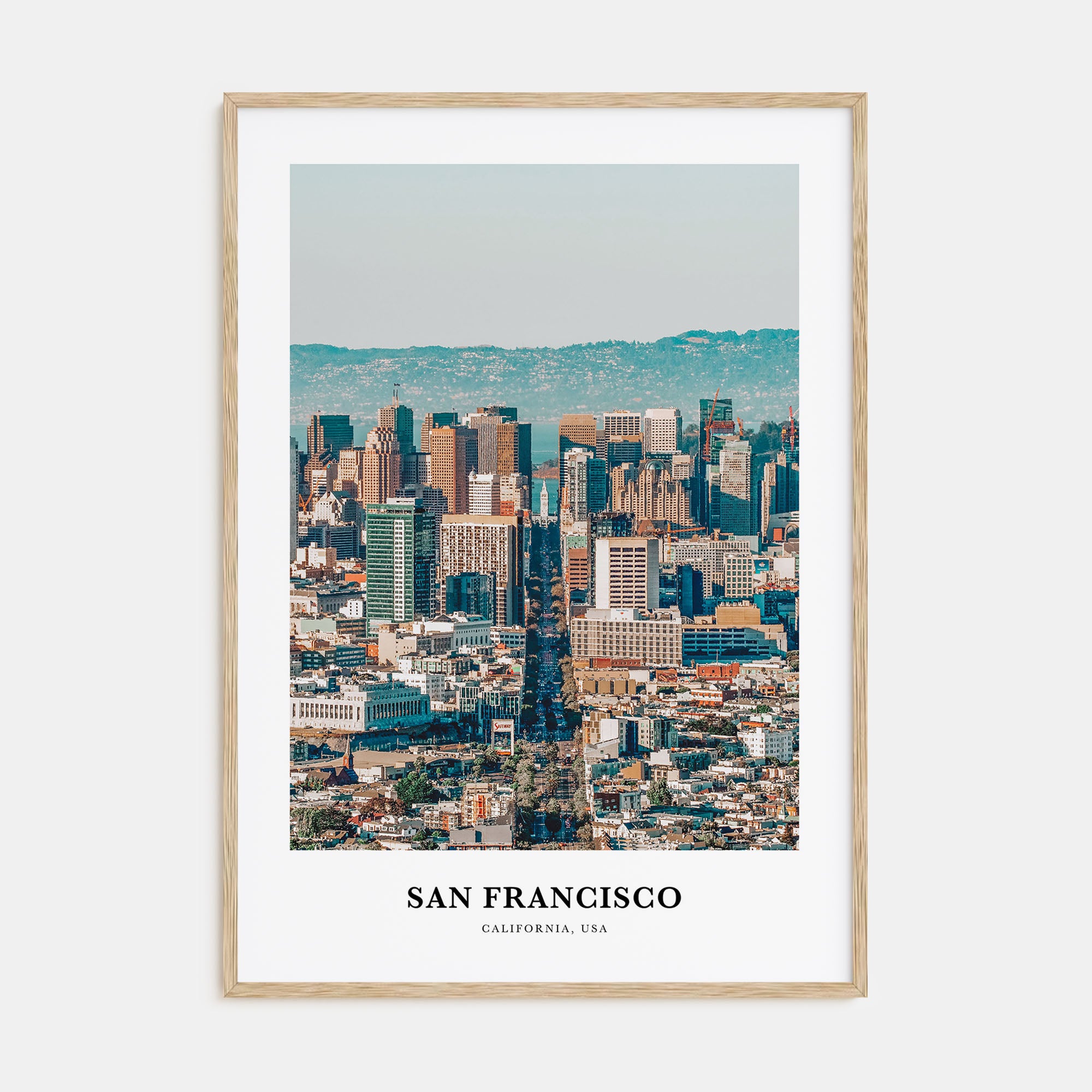 San Francisco Portrait Color No 3 Poster