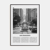 San Francisco Travel B&W No 2 Poster