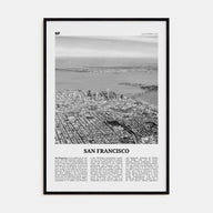San Francisco Travel B&W No 4 Poster