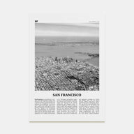 San Francisco Travel B&W No 4 Poster