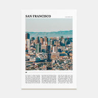 San Francisco Travel Color No 2 Poster