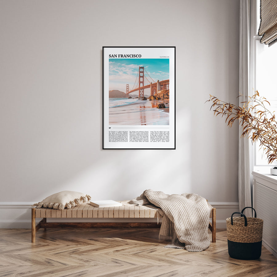San Francisco Travel Color No 3 Poster