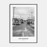 San Ignacio Portrait B&W Poster