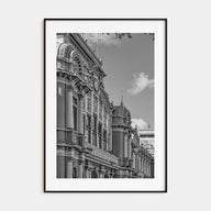 San José, Costa Rica Photo B&W Poster