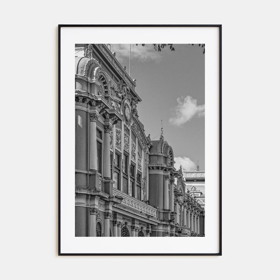 San José, Costa Rica Photo B&W Poster