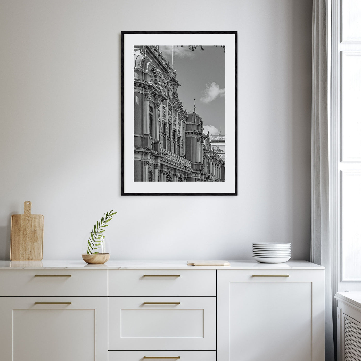 San José, Costa Rica Photo B&W Poster