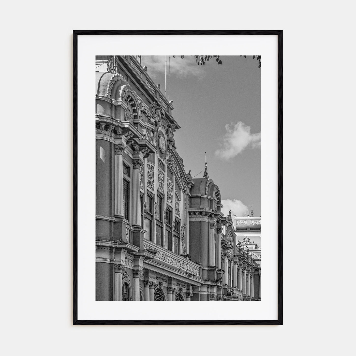 San José, Costa Rica Photo B&W Poster