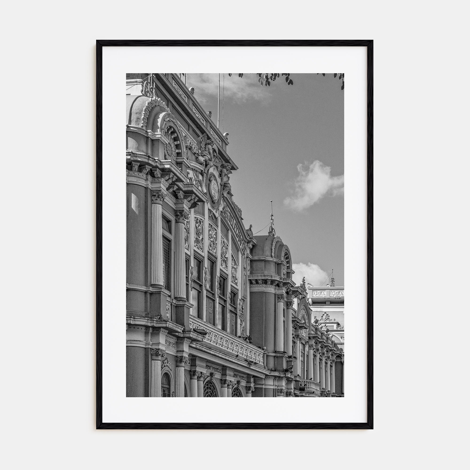 San José, Costa Rica Photo B&W Poster