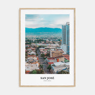 San José, Costa Rica Portrait Color Poster