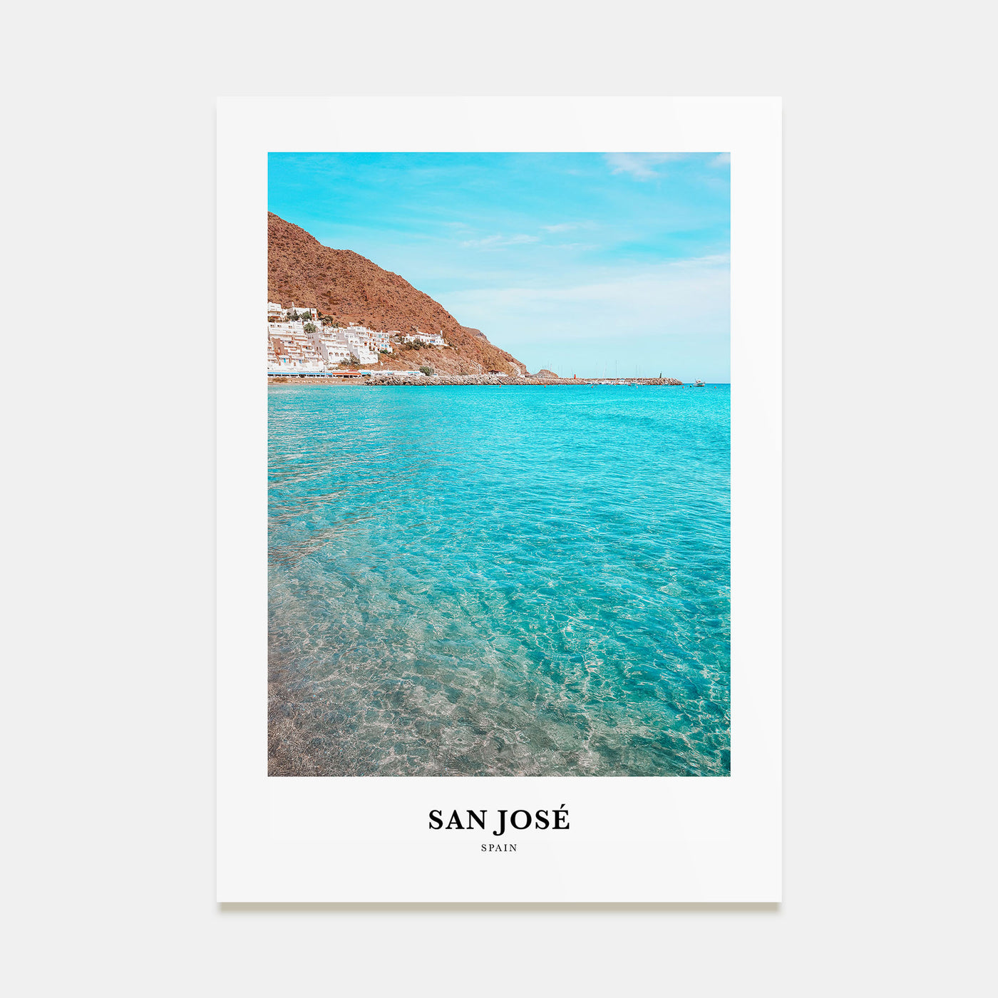 San José, Spain Portrait Color Poster