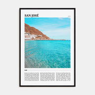 San José, Spain Travel Color Poster