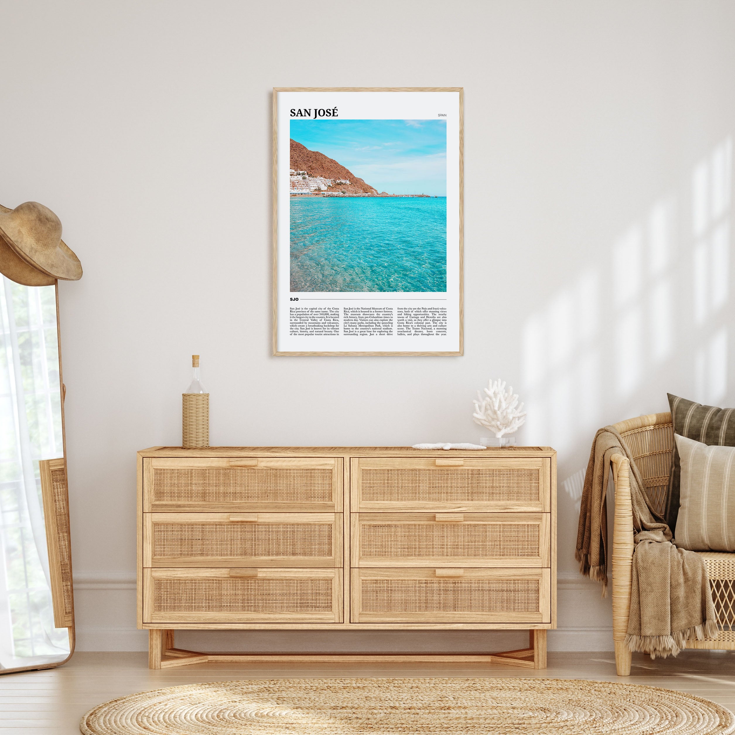 San José, Spain Travel Color Poster