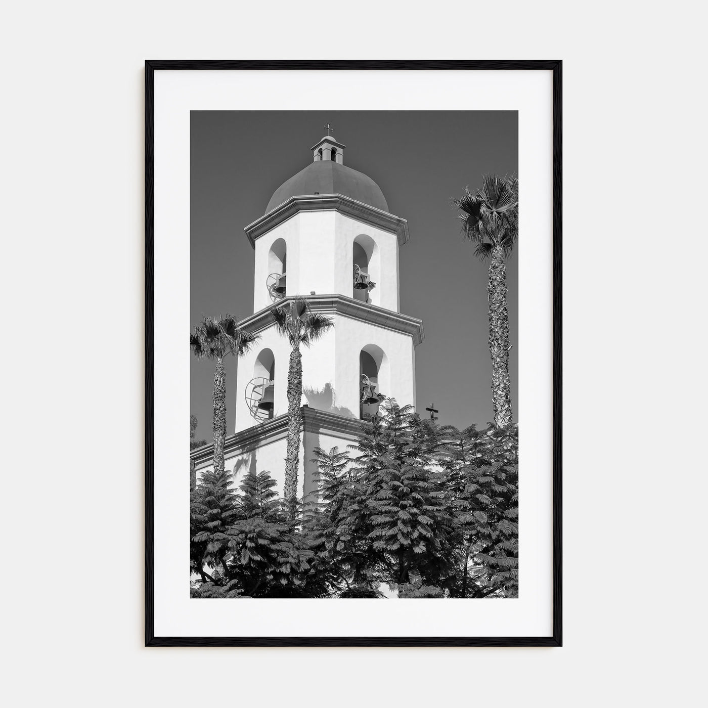 San Juan Capistrano Photo B&W Poster