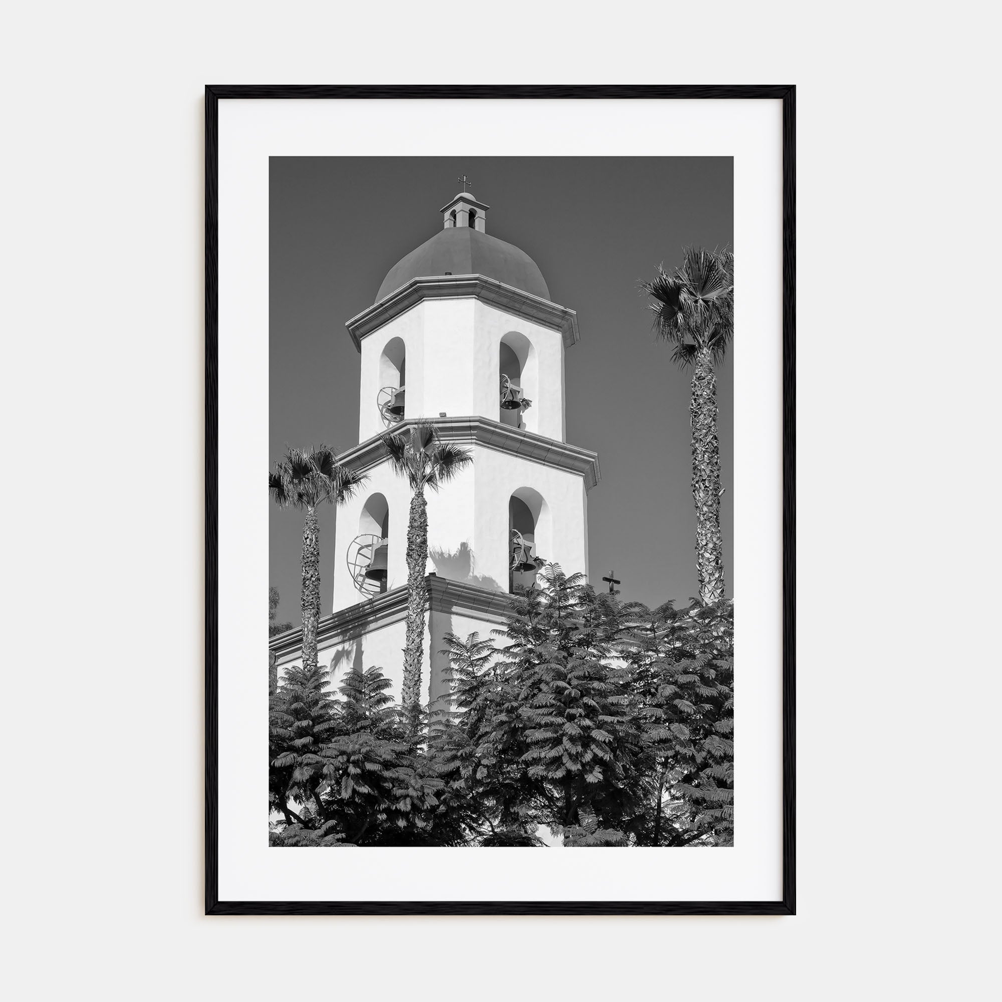 San Juan Capistrano Photo B&W Poster