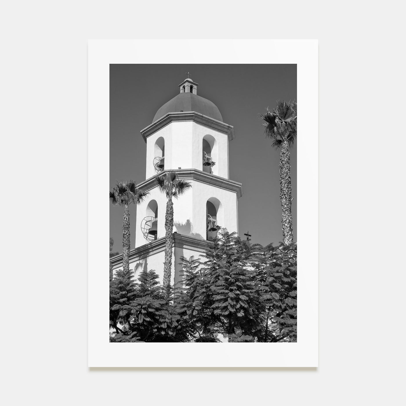 San Juan Capistrano Photo B&W Poster