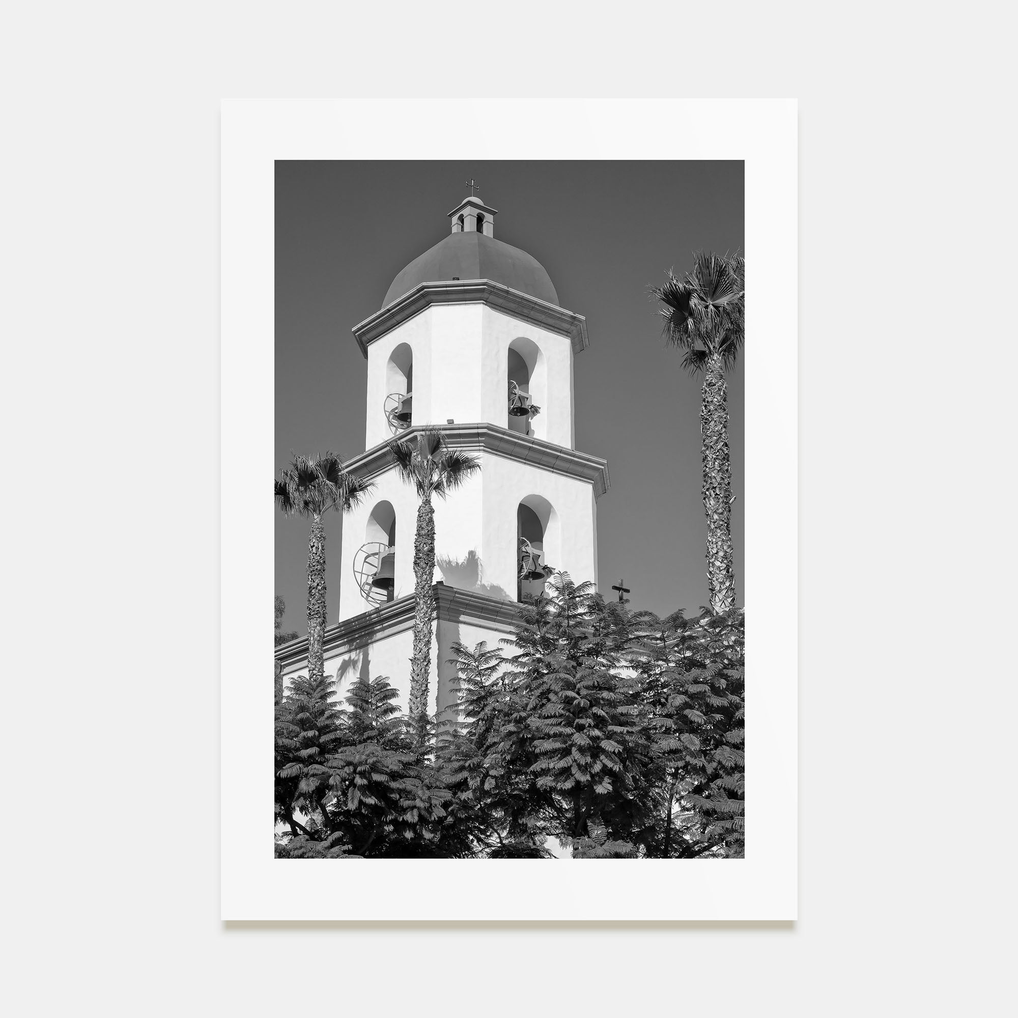 San Juan Capistrano Photo B&W Poster
