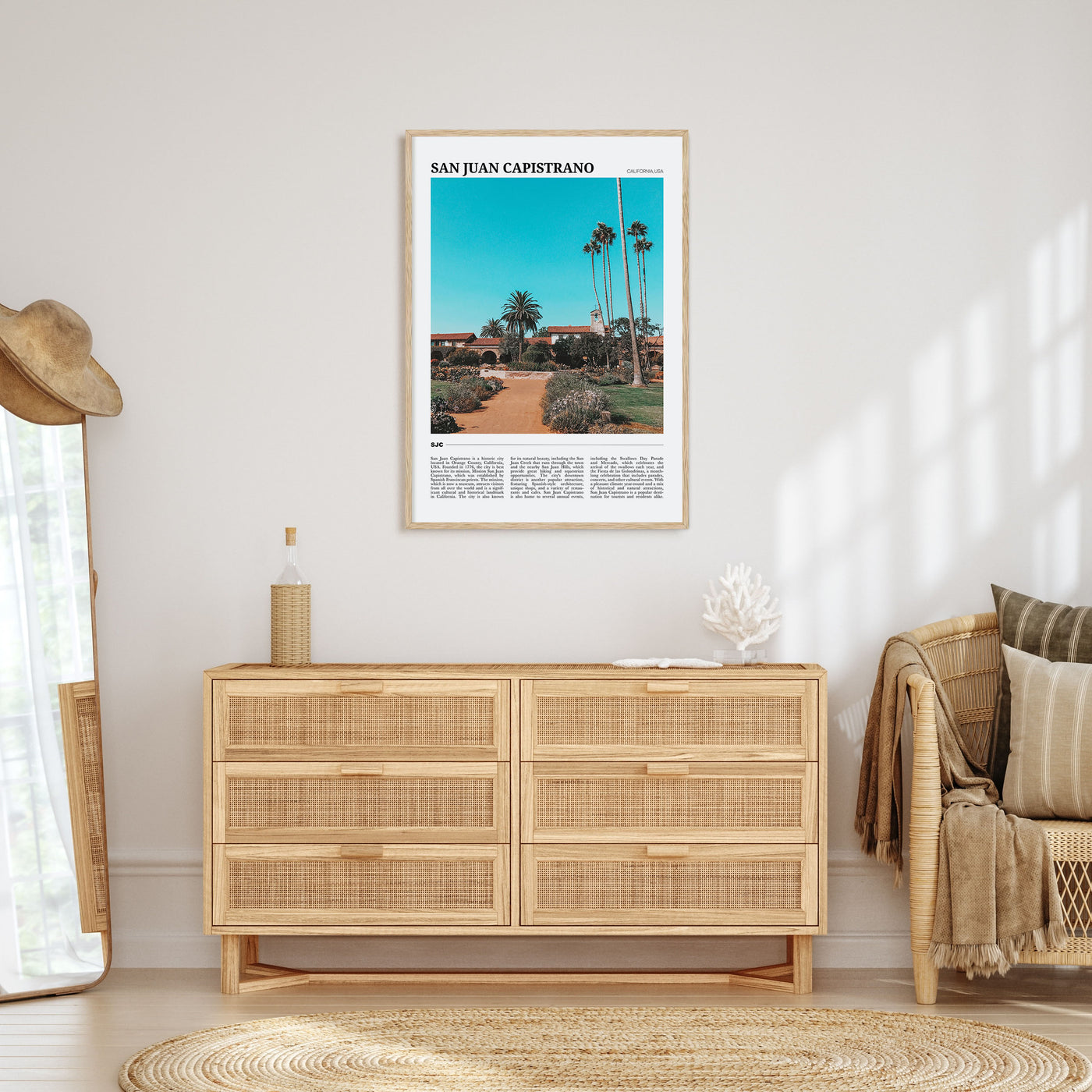 San Juan Capistrano Travel Color Poster