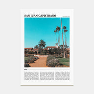 San Juan Capistrano Travel Color Poster