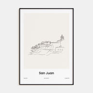 San Juan Drawn Poster