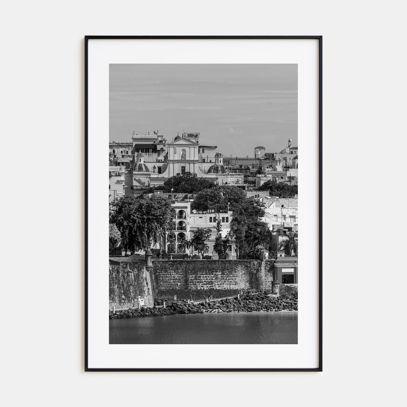 San Juan Photo B&W Poster