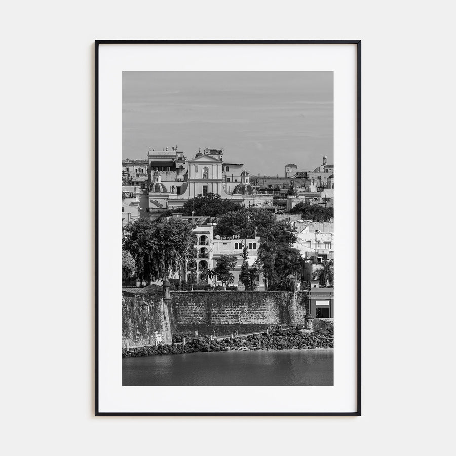 San Juan Photo B&W Poster