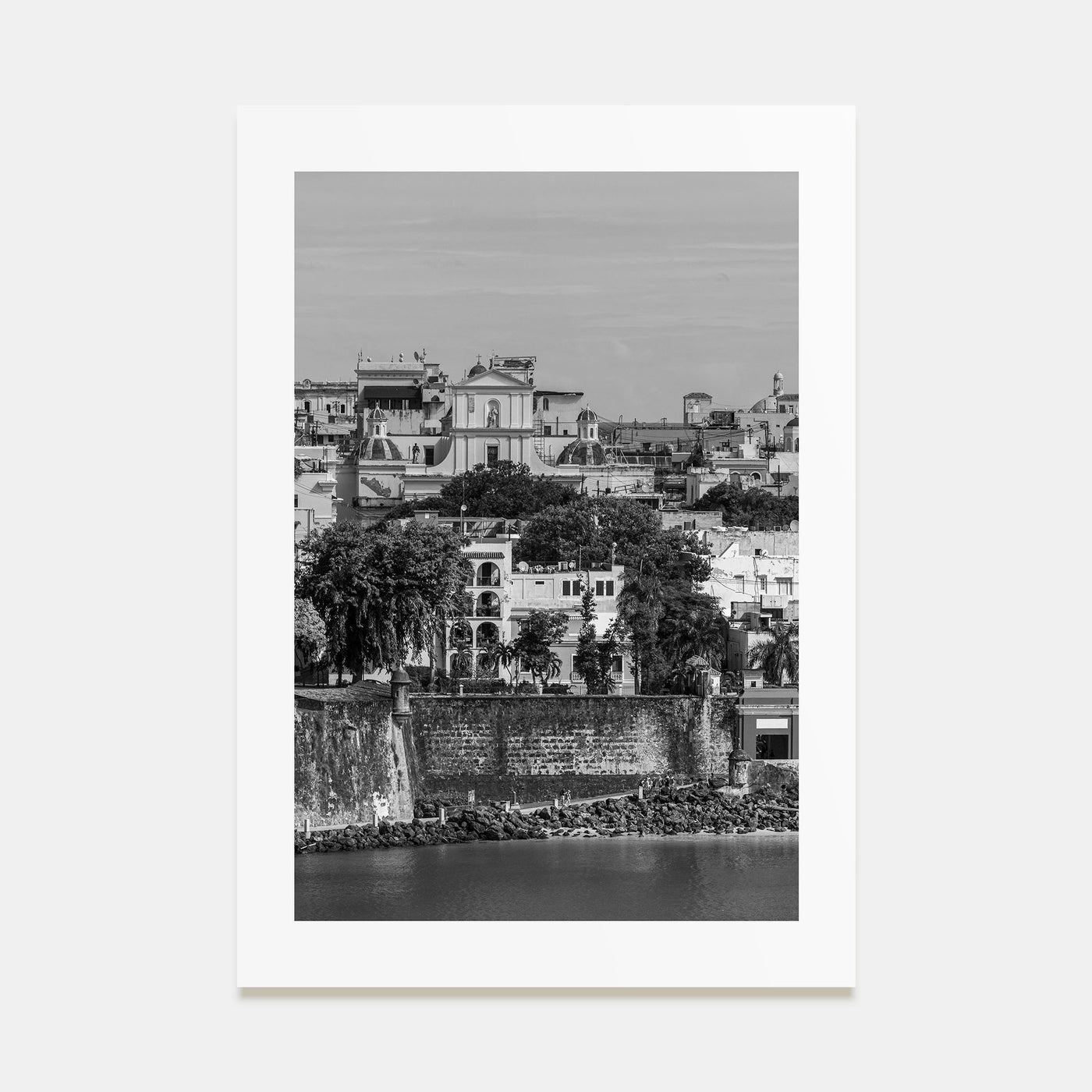 San Juan Photo B&W Poster