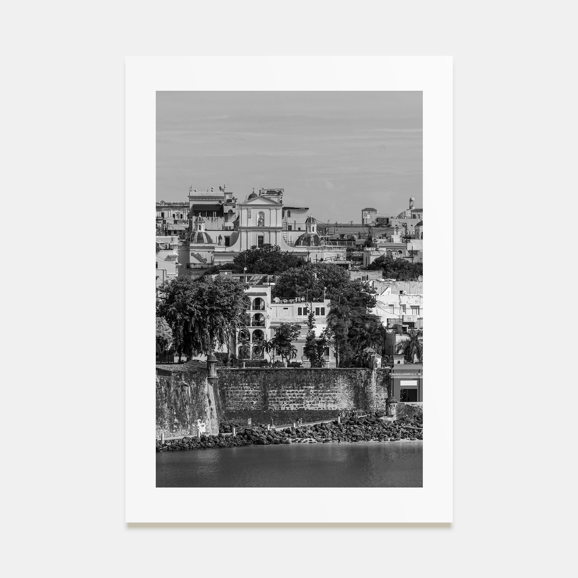 San Juan Photo B&W Poster