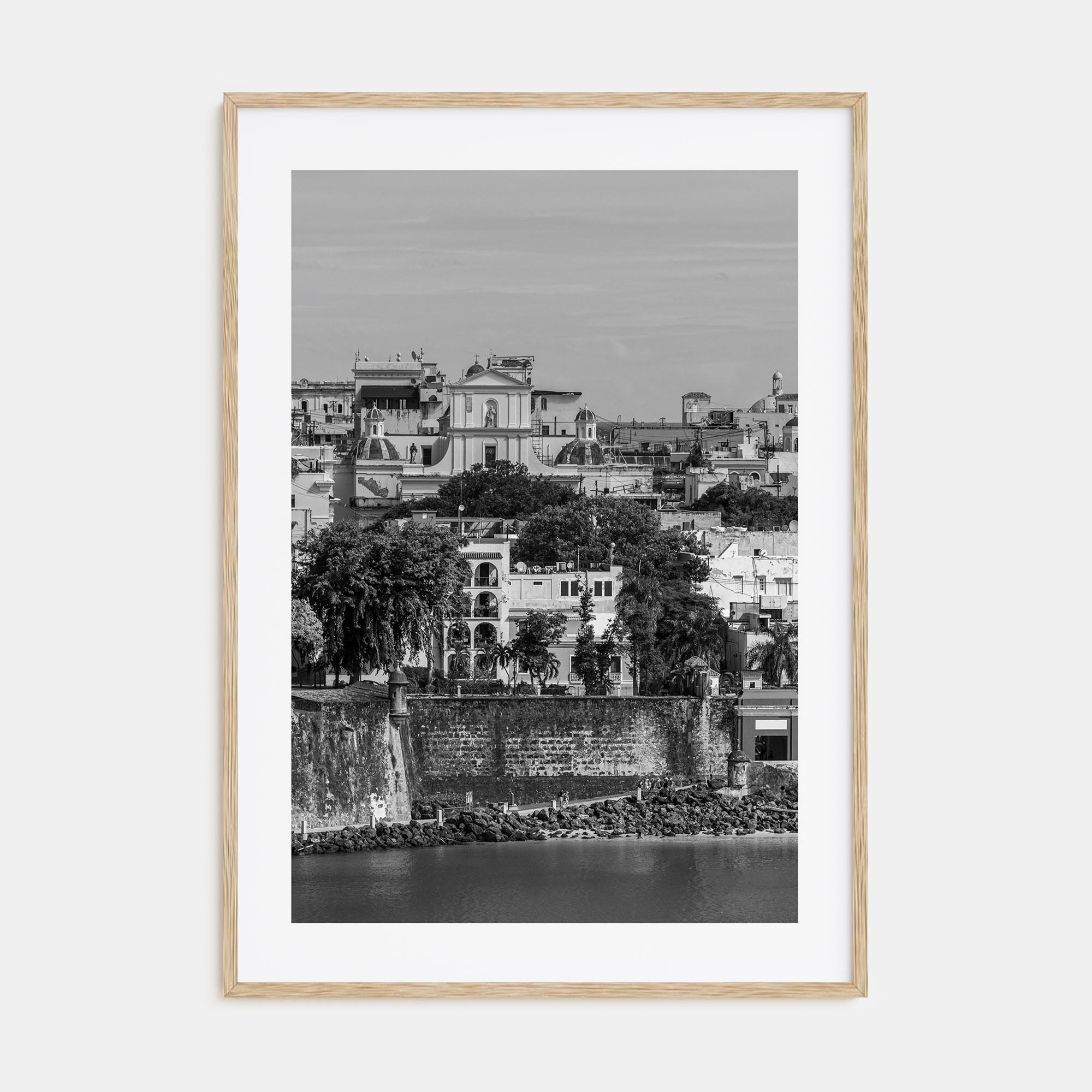 San Juan Photo B&W Poster