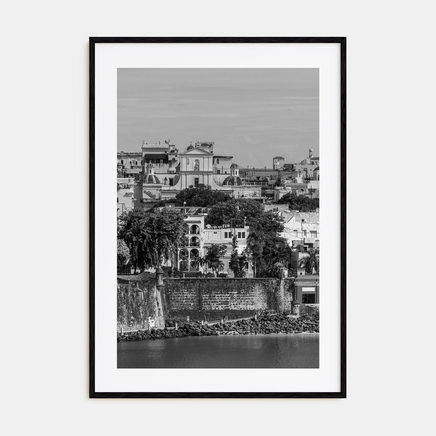 San Juan Photo B&W Poster