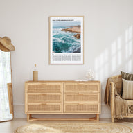 San Luis Obispo County Travel Color Poster