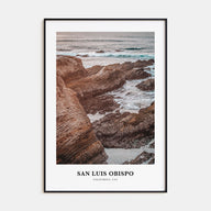 San Luis Obispo Portrait Color No 1 Poster