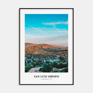 San Luis Obispo Portrait Color No 2 Poster