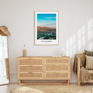 San Luis Obispo Portrait Color No 2 Poster