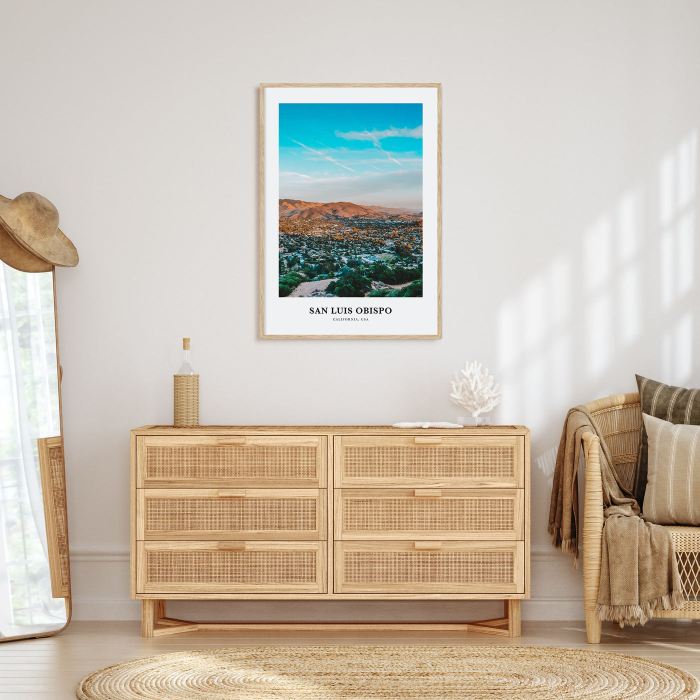 San Luis Obispo Portrait Color No 2 Poster