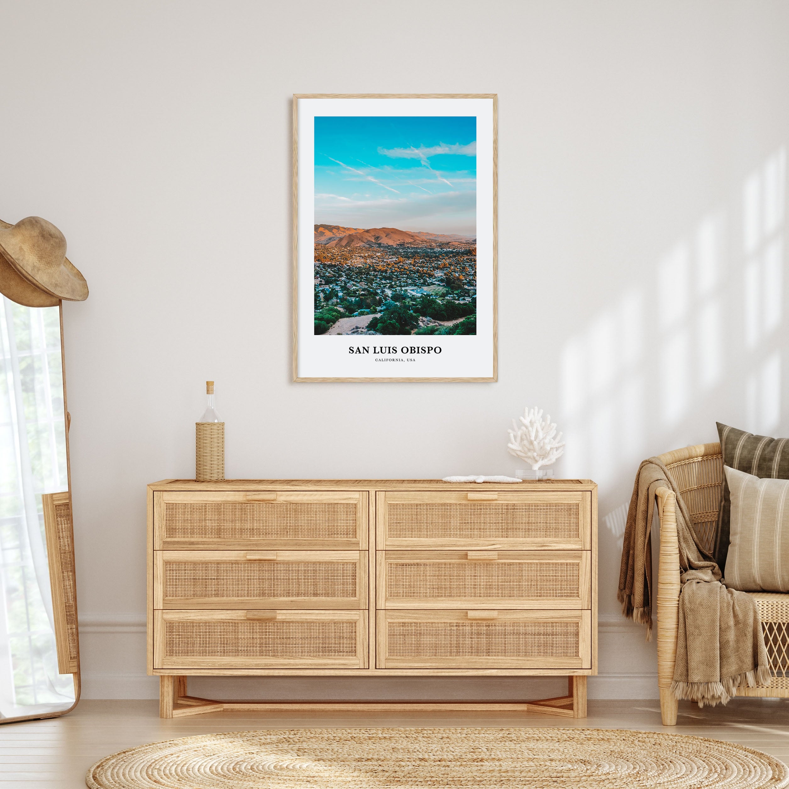 San Luis Obispo Portrait Color No 2 Poster