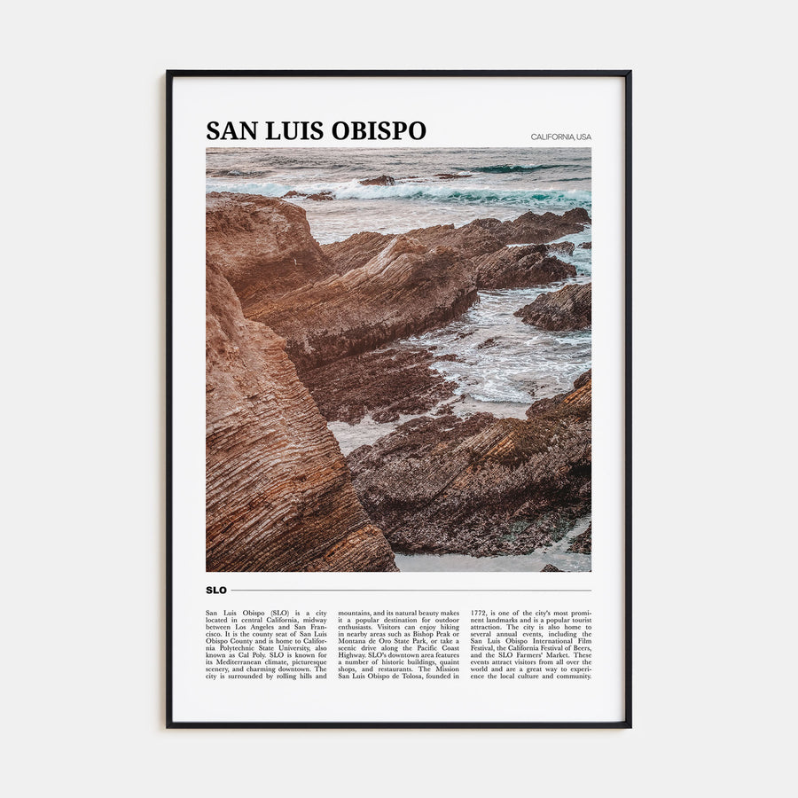 San Luis Obispo Travel Color No 1 Poster