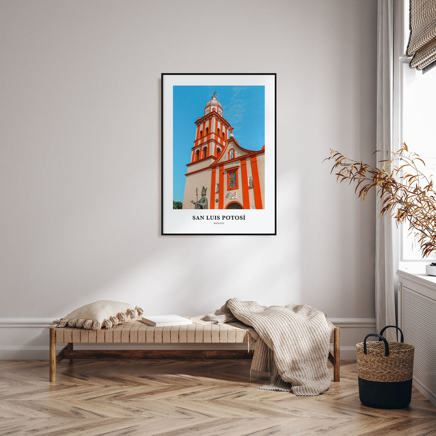 San Luis Potosí Portrait Color Poster