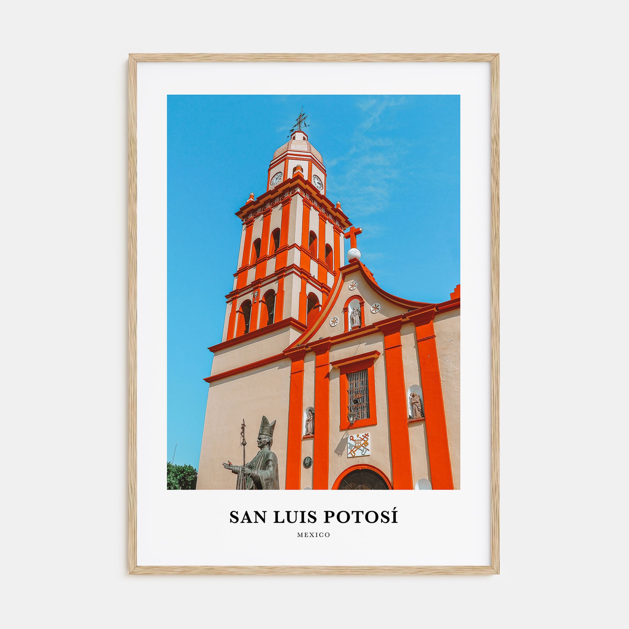 San Luis Potosí Portrait Color Poster